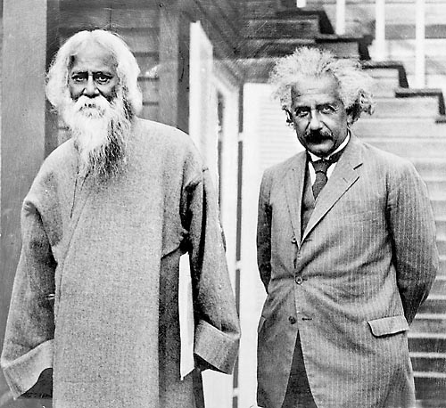  Rabindranath Tagore with Albert Einstein in 1920s