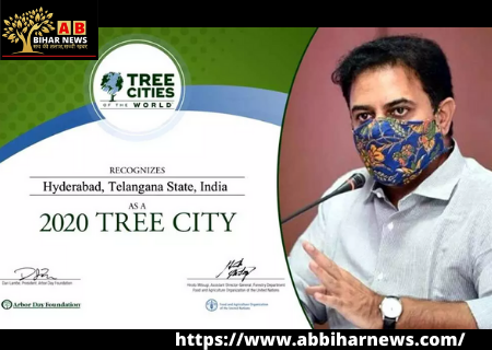  हैदराबाद को ‘2020 Tree City of the World’ के रूप में मान्यता दी गयी