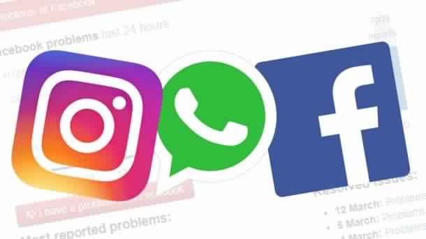  Facebook, WhatsAap और Instagram हुआ डाउन, कई घंटे तक यूजर्स रहे परेशान