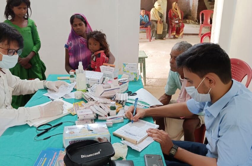  आयुष्मान भारत फ़ाउंडेशन द्वारा आयोजित हुआ निशुल्क स्वास्थ्य शिविर