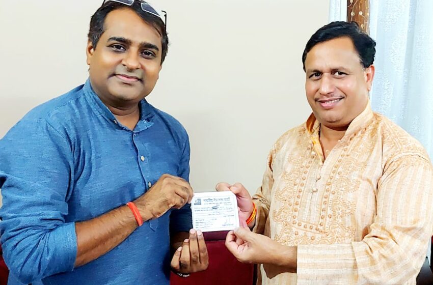  जयहिंद नेशनल पार्टी के राष्ट्रीय महासचिव बनें अखिलेश श्रीवास्तव