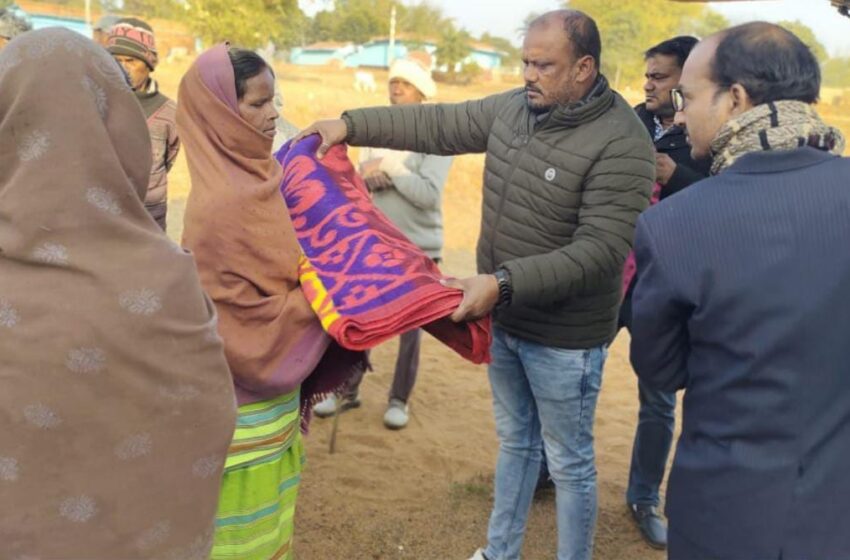  रोटरी ग्रेटर का सराहनीय कार्य, कड़कड़ाती ठंड में 100 जरूरतमंदों को दिए कंबल