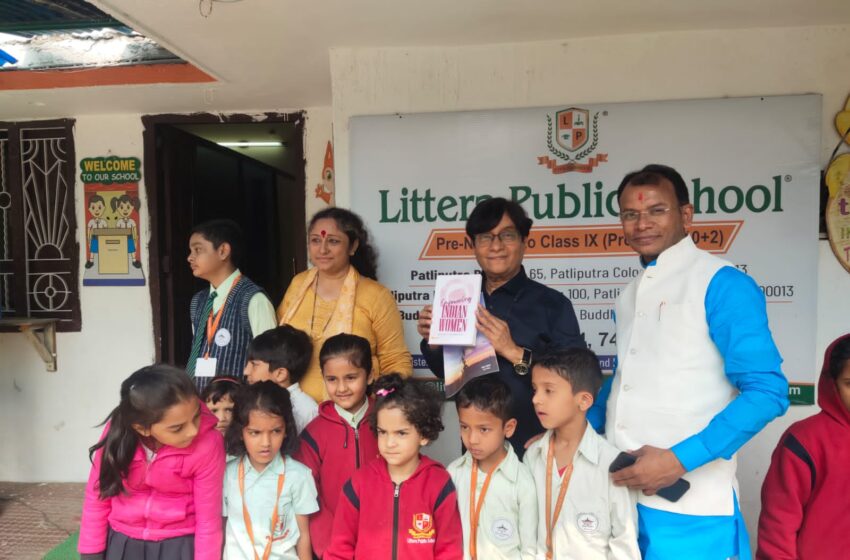  लिट्रा पब्लिक स्कूल पहुँचे बॉलीबुड कलाकार बृजेंद्र काला, बच्चों को सिखाये अभिनय के गुर