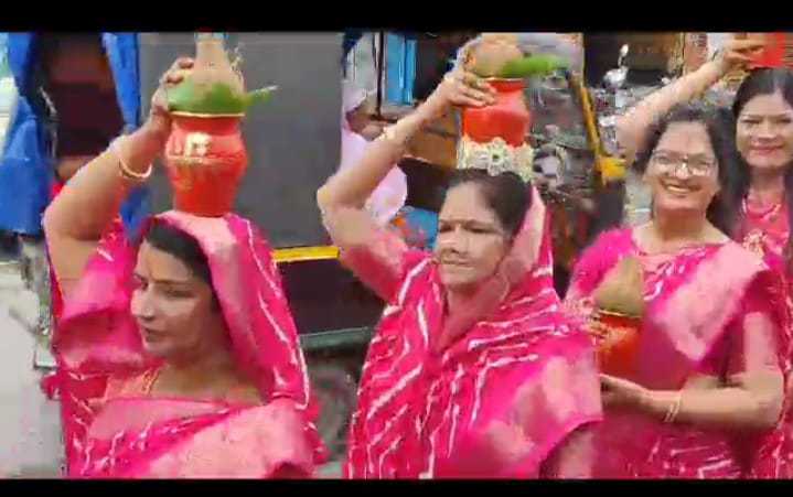  भव्य कलश यात्रा के साथ 7 दिवसीय श्रीमद् भागवत कथा शुरू, बंगाईगांव में उत्साह का माहौल