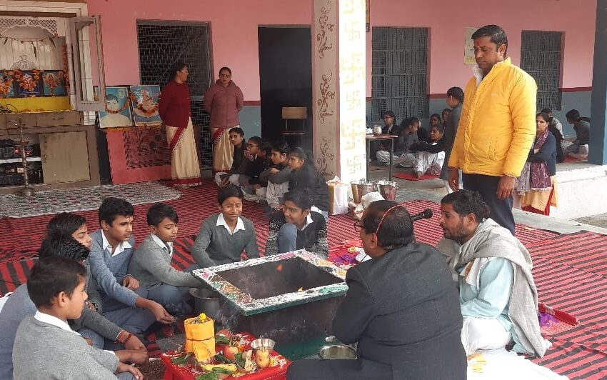  बी डी आर डी सरस्वती विद्या मंदिर इंटर कॉलेज में मनाया गया मां शारदे का जन्मोत्सव